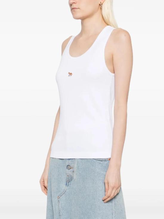  메종키츠네 베이비 폭스 탱크탑 PW00623KA0033 P100 WHITE - MAISON KITSUNE