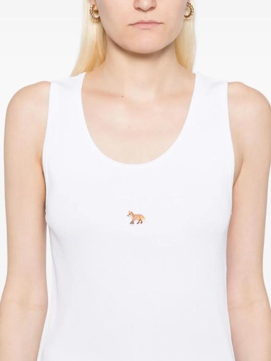  메종키츠네 베이비 폭스 탱크탑 PW00623KA0033 P100 WHITE - MAISON KITSUNE