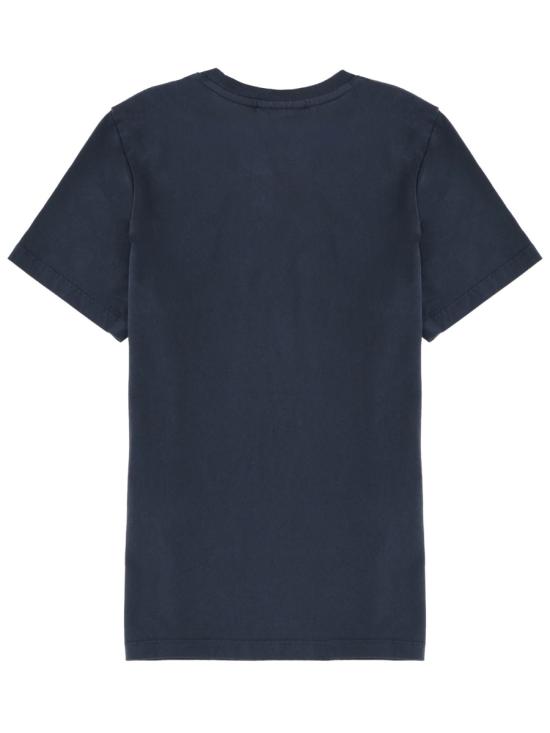 26FW 메종키츠네 폭스 헤드 레귤러 폴로 티셔츠 PW00113KJ7026 0413 BLUE - MAISON KITSUNE