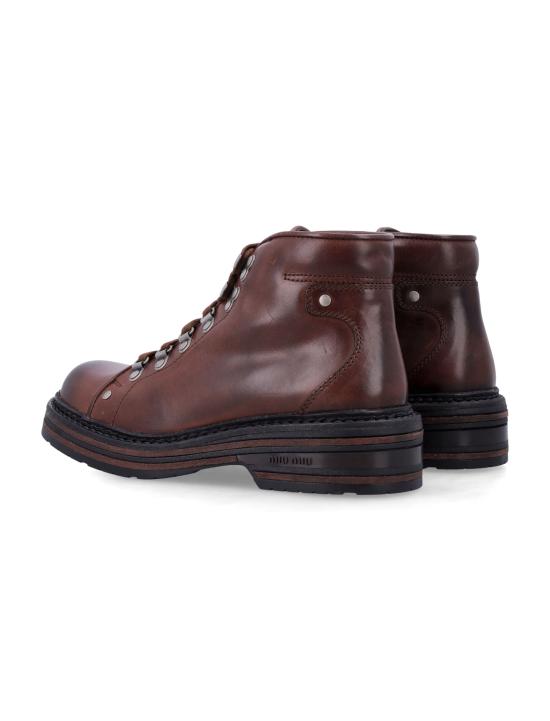 26FW 미우미우 레더 부티 5T800E5OD F0201 COFFEE - MIU MIU