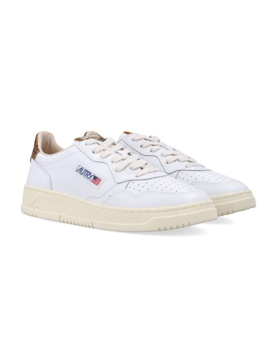 26FW 오트리 메달리스트 로우 레더 스니커즈 AULWHJ02 WL WHITE LEOPARD - AUTRY