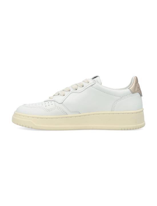 26FW 오트리 메달리스트 로우 레더 스니커즈 AULWLL06 WG WHITE GOLD - AUTRY