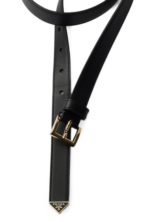 26FW 프라다 사피아노 레더 벨트 1CC6182ZU6 F0002 BLACK - PRADA