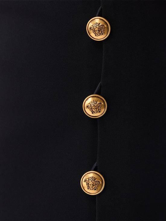 26FW 베르사체 미디 원피스 10266701A13362 1B000 BLACK - VERSACE