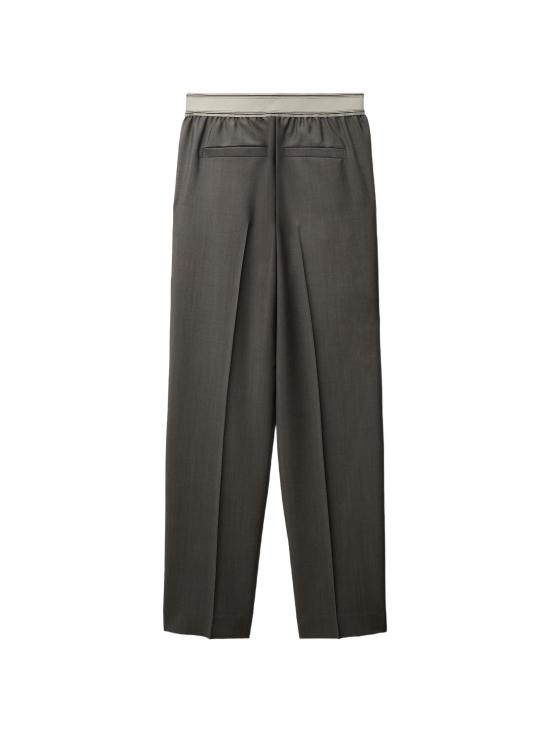 26FW 베르사체 스트레이트 팬츠 10258851A17669 1EJ70 GREY - VERSACE