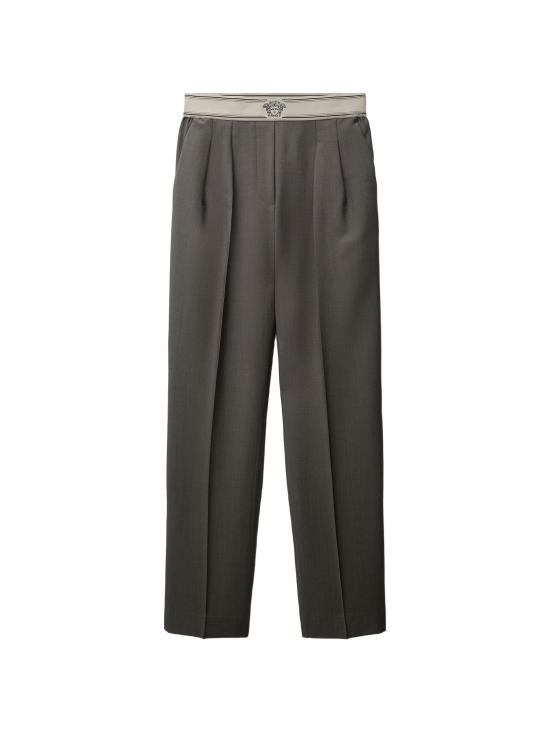 26FW 베르사체 스트레이트 팬츠 10258851A17669 1EJ70 GREY