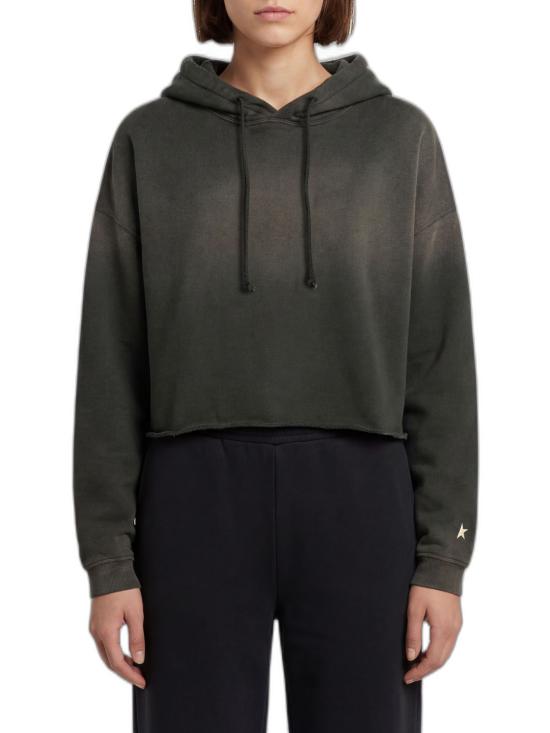 26FW 골든구스 후드 티셔츠 GWP02699P002513 60666 BLACK