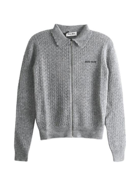 26FW 미우미우 자켓 MMF03SOOO6065 F0031 GREY