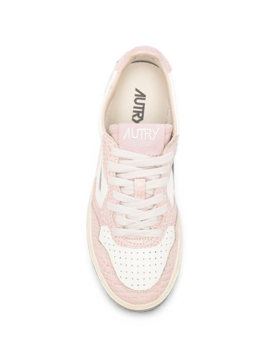 26FW 오트리 메달리스트 로우 레더 스니커즈 AULWCZ03 BEIGE - AUTRY
