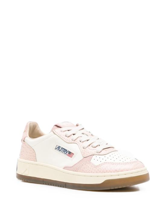 26FW 오트리 메달리스트 로우 레더 스니커즈 AULWCZ03 BEIGE - AUTRY