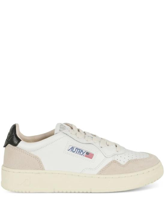 26FW 오트리 메달리스트 로우 레더 스니커즈 AULWLS21 WHITE - AUTRY