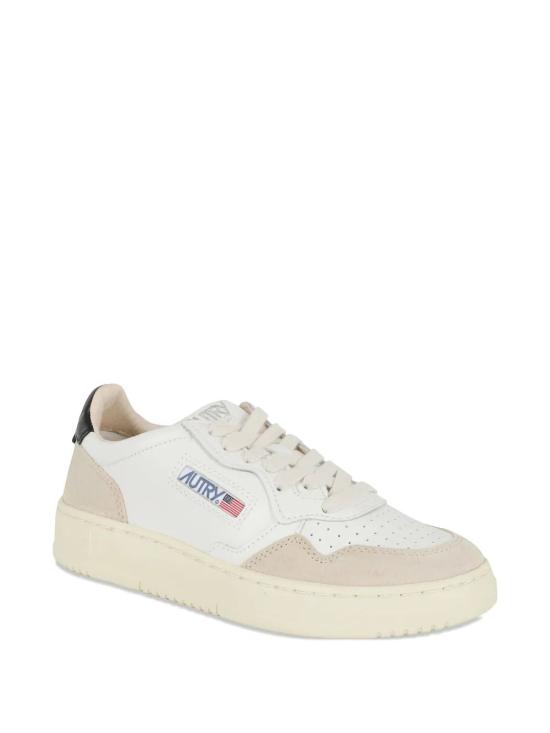 26FW 오트리 메달리스트 로우 레더 스니커즈 AULWLS21 WHITE - AUTRY