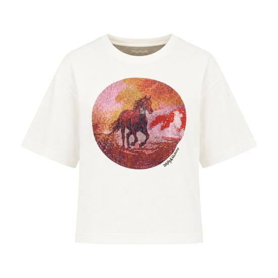26FW 자딕앤볼테르 반팔 티셔츠 JWTS02919103 WHITE