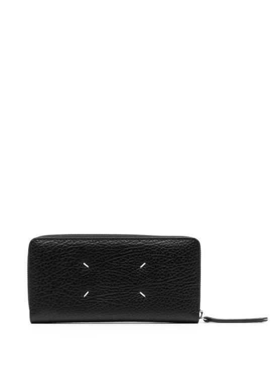 26FW 마르지엘라 4스티치 집어라운드 장지갑 S56UI0110P4455099 T8013 BLACK - MAISON MARGIELA