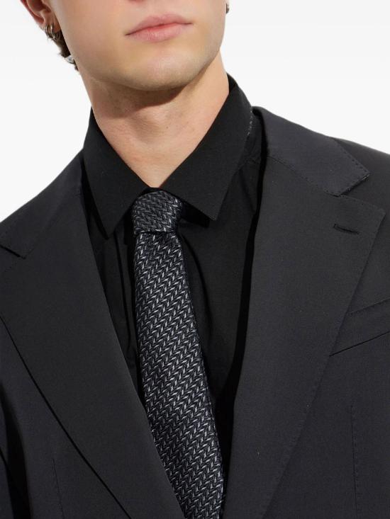 26FW 조르지오 아르마니 넥타이 GM000800TE22430 FB065 BLUE - GIORGIO ARMANI