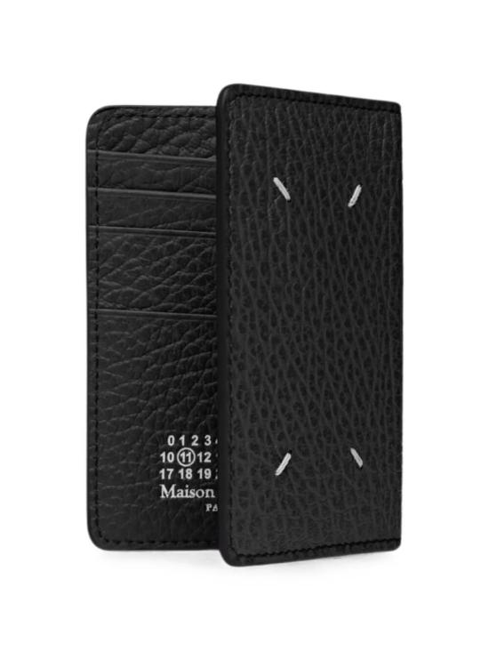 26FW 마르지엘라 보빈 레더 카드 홀더 SA1VX0011P4455099 T8013 BLACK - MAISON MARGIELA