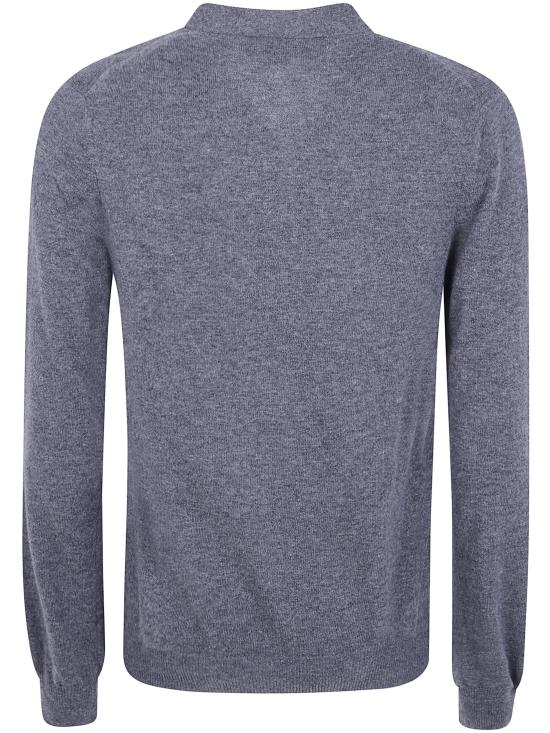 26FW 꼼데가르송 V넥 하트 와펜 가디건 AXN008099 3 GREY - COMME DES GARCONS