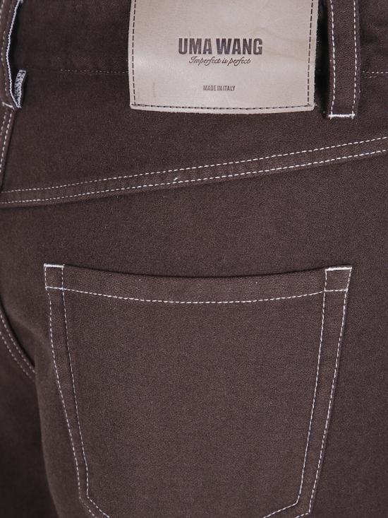 26FW 우마 왕 스트레이트 팬츠 UP3036WO UW600 BROWN - UMA WANG