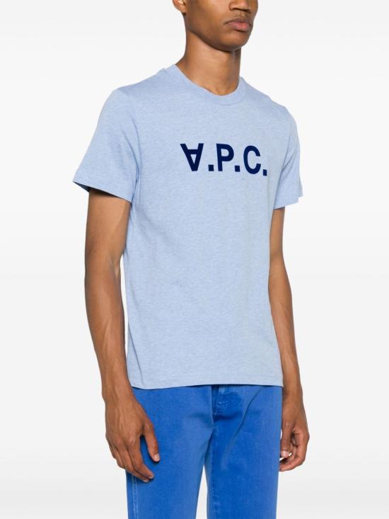  아페쎄 반팔 티셔츠 COHBMM26384 TPO BLUE - A.P.C.