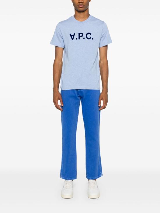  아페쎄 반팔 티셔츠 COHBMM26384 TPO BLUE - A.P.C.