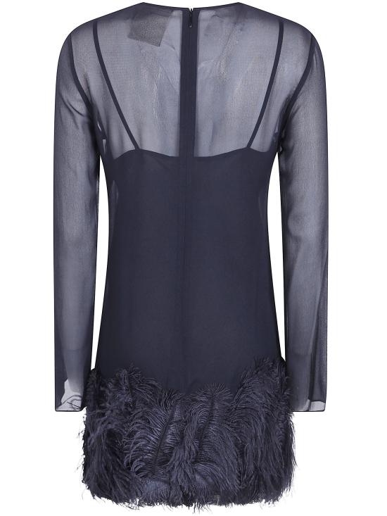 26FW 세미쿠튀르 미디 원피스 S6WU38 Y690 BLACK - SEMI-COUTURE