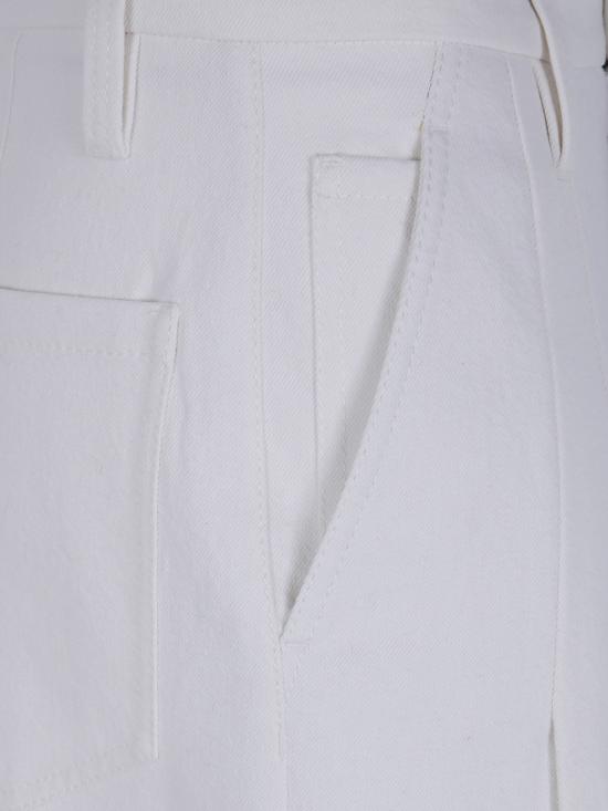 26FW 브루넬로 쿠치넬리 스트레이트 팬츠 MB198P9022 C1101 WHITE - BRUNELLO CUCINELLI
