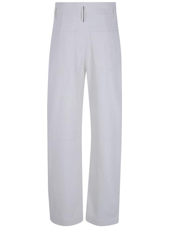 26FW 브루넬로 쿠치넬리 스트레이트 팬츠 MB198P9022 C1101 WHITE - BRUNELLO CUCINELLI