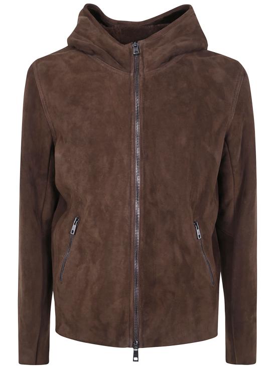 26FW 조르지오 브라토 자켓 GU27F26018MEVL HAVANA BROWN