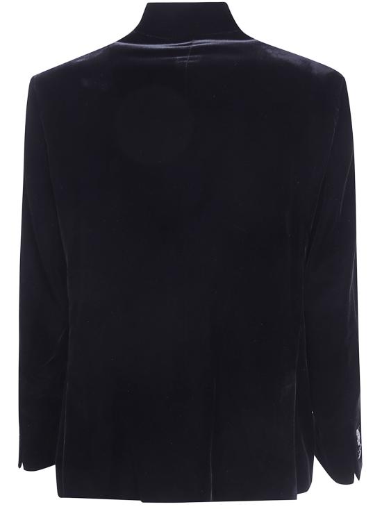 26FW 조르지오 아르마니 긴팔 셔츠 GM004677TE10046 UC001 BLACK - GIORGIO ARMANI