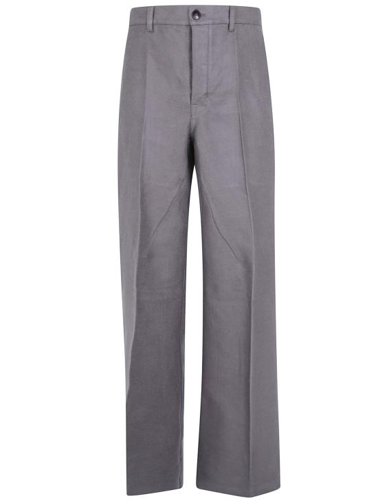 26FW 릭 오웬스 스트레이트 팬츠 RU02F4332MOR 34 GREY