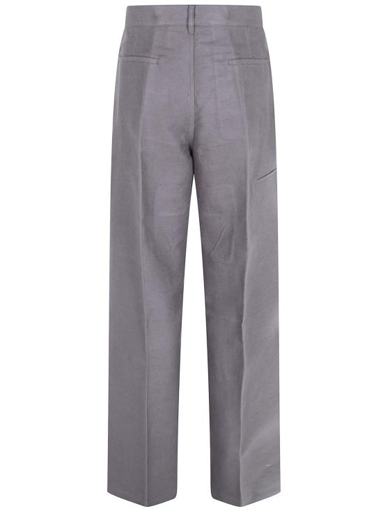 26FW 릭 오웬스 스트레이트 팬츠 RU02F4332MOR 34 GREY - RICK OWENS