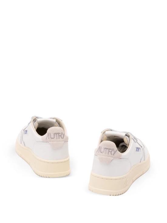26FW 오트리 메달리스트 로우 레더 스니커즈 AULWSW03 LEAT WHITE - AUTRY