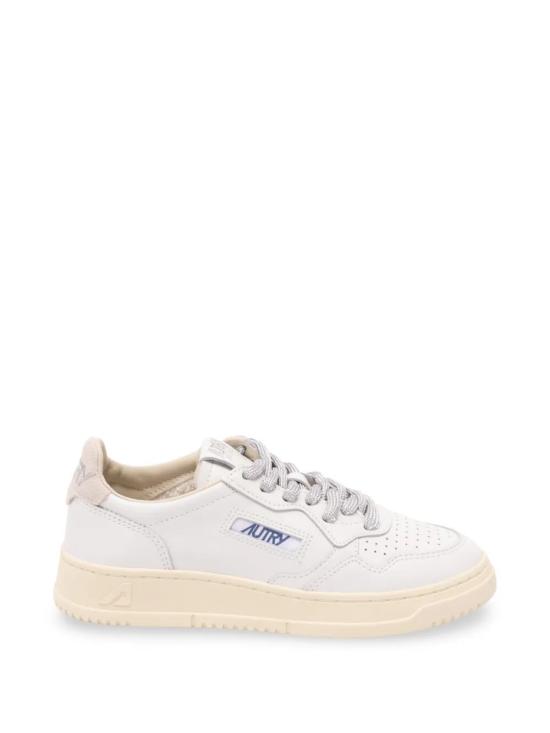 26FW 오트리 메달리스트 로우 레더 스니커즈 AULWSW03 LEAT WHITE