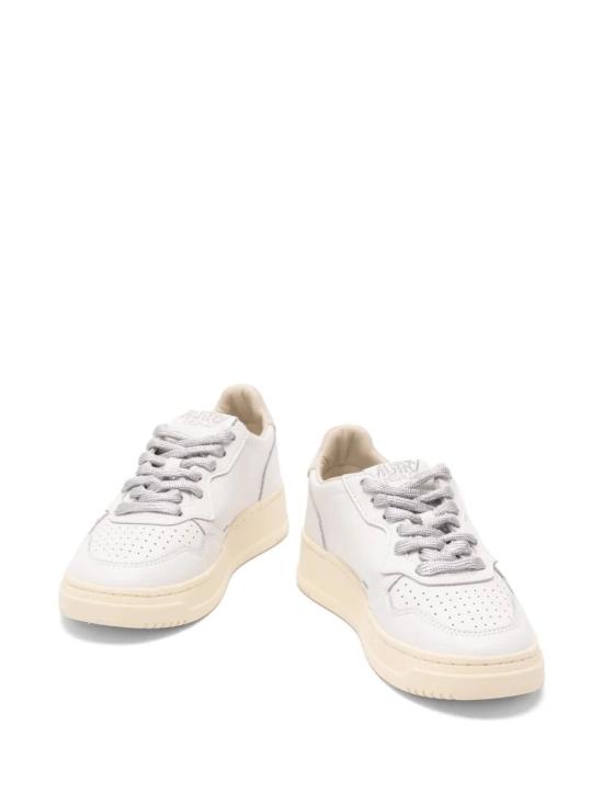 26FW 오트리 메달리스트 로우 레더 스니커즈 AULWSW03 LEAT WHITE - AUTRY