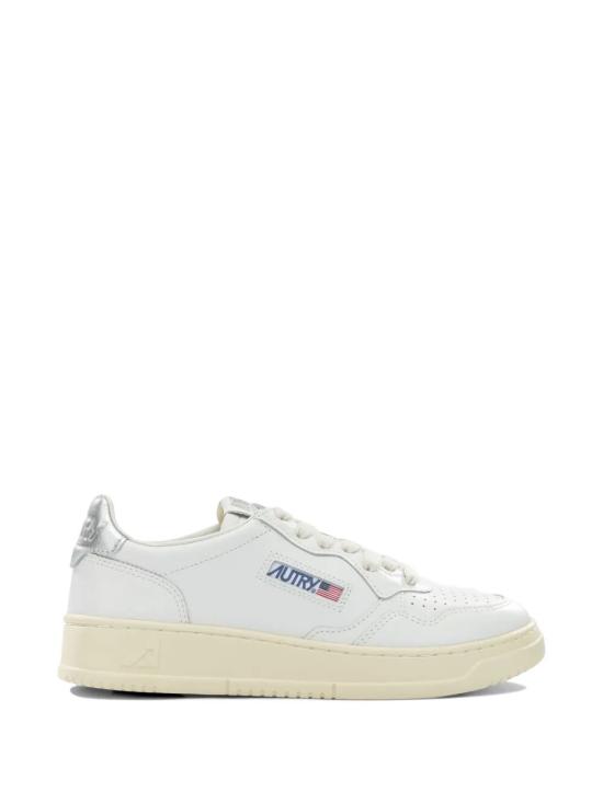 26FW 오트리 메달리스트 로우 레더 스니커즈 AULWLL05099 LEAT WHITE