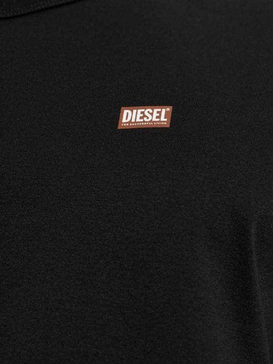 26FW 디젤 T-미에고르 코튼 티셔츠 A148190PJBG 9XXD BLACK - DIESEL
