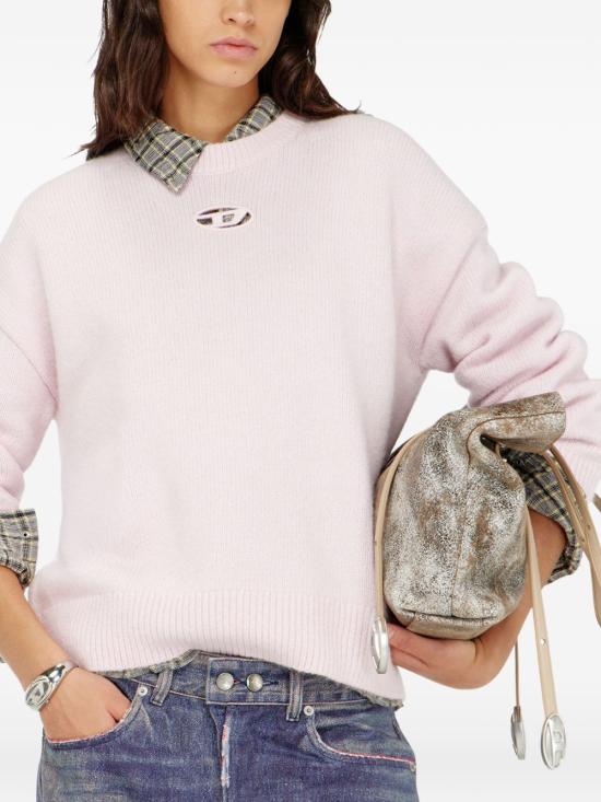26FW 디젤 스웨터 A208340TKCZ 31J PINK PURPLE - DIESEL
