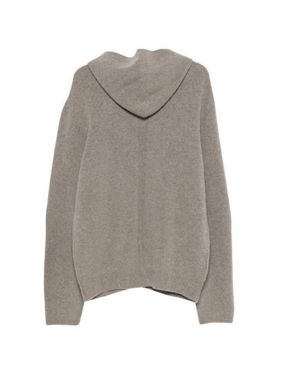 26FW 릭 오웬스 후드 티셔츠 RU02F4666KWSF 34 GREY - RICK OWENS