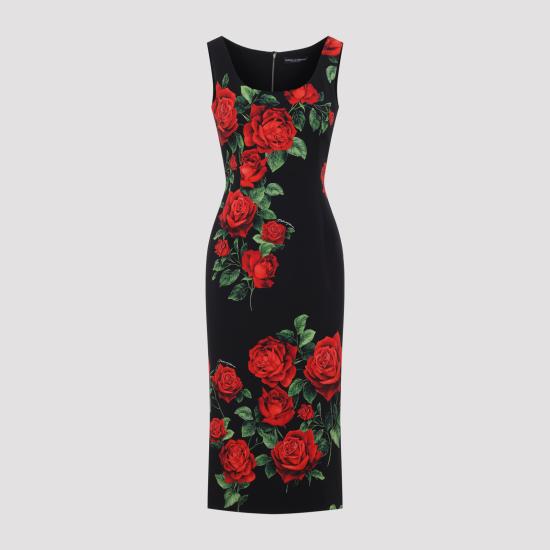 26FW 돌체앤가바나 미디 원피스 F622MTFSA9R HN6EJ RED - DOLCE & GABBANA