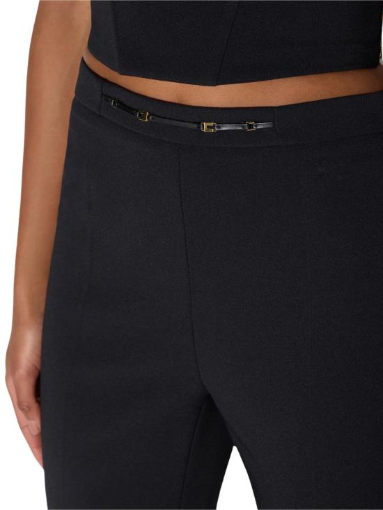 26FW 엘리자베타프랜치 스트레이트 팬츠 PA19866E2 110 BLACK - ELISABETTA FRANCHI