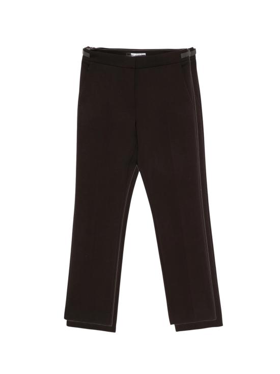 26FW 막스마라 스트레이트 팬츠 2621136112600 025 BLACK