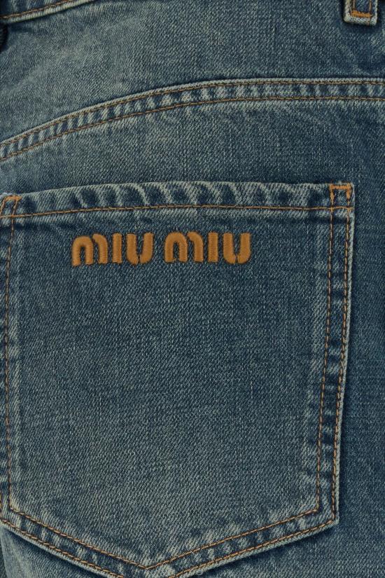 26FW 미우미우 스트레이트 팬츠 GWP6161O6K F0008 BLUE - MIU MIU