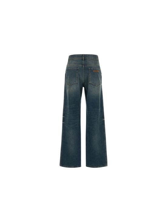 26FW 미우미우 스트레이트 팬츠 GWP6161O6K F0008 BLUE - MIU MIU