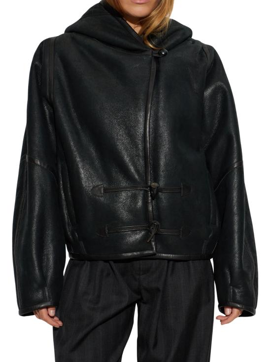 26FW 이자벨마랑 아미엘 숏 셔링 코트 MA0296FAC3A03I 01BK BLACK - ISABEL MARANT