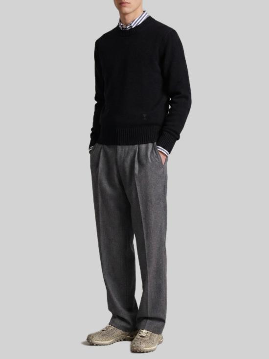26FW 아미 스웨터 HKS832005 001 BLACK - AMI