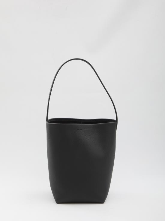 26FW 더로우 미디엄 N/S 파크 레더 토트백 W1313L129 BLK BLACK