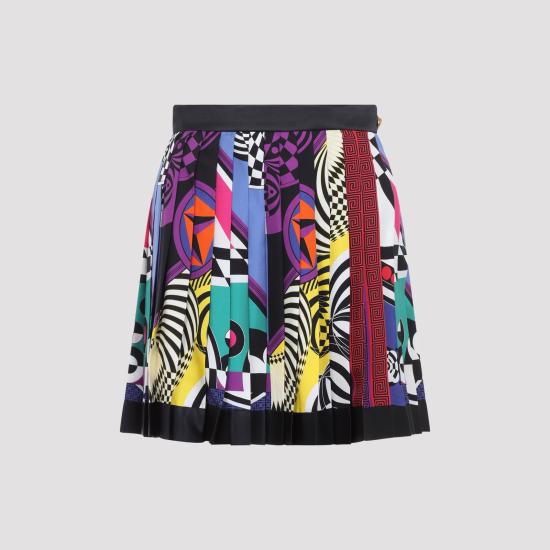 26FW 베르사체 스커트 10008291A19288 5X000 MULTICOLOUR - VERSACE