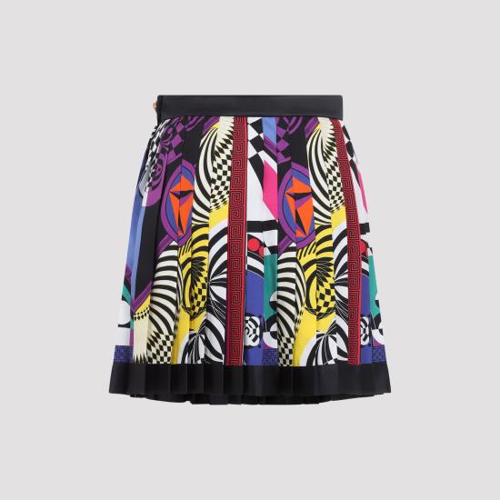 26FW 베르사체 스커트 10008291A19288 5X000 MULTICOLOUR - VERSACE