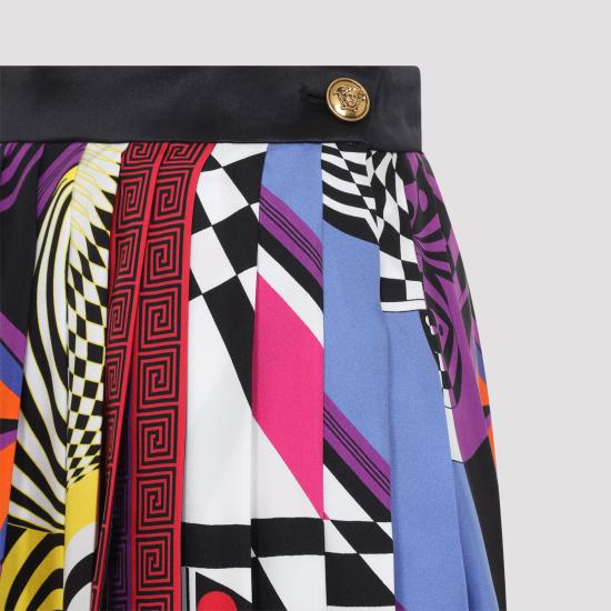26FW 베르사체 스커트 10008291A19288 5X000 MULTICOLOUR - VERSACE