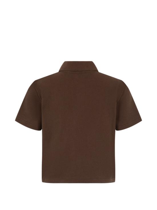 26FW 생로랑 반팔 티셔츠 A003I4Y38EK 2019 BROWN - SAINT LAURENT